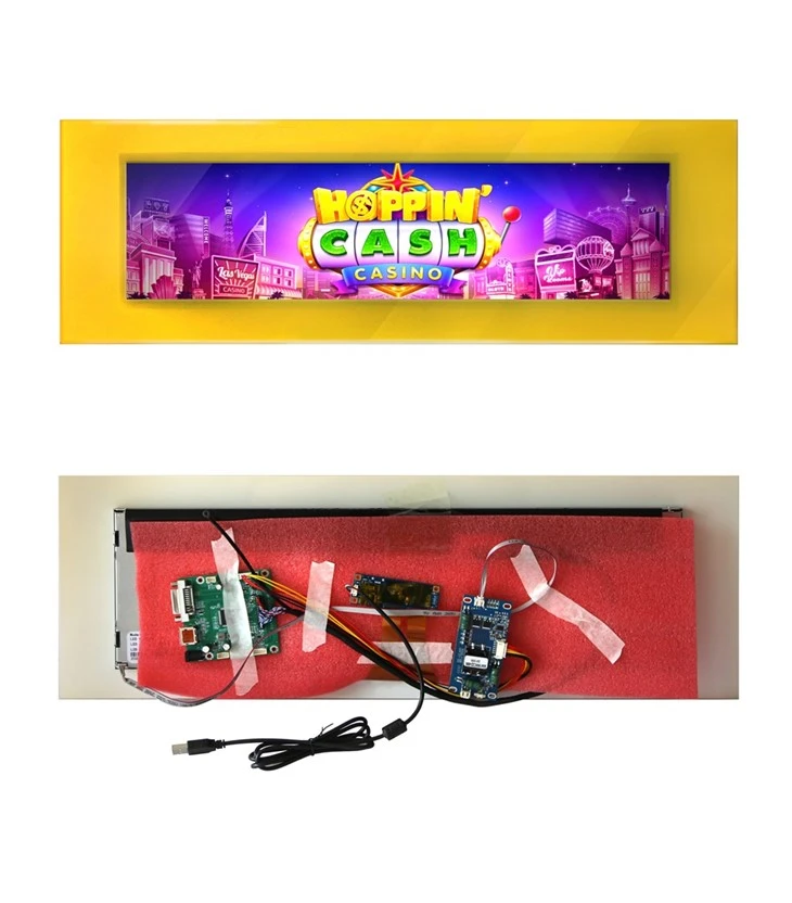 Prilagođeni 19,4-inčni rastezljivi LCD ekran na dodirnoj ploči